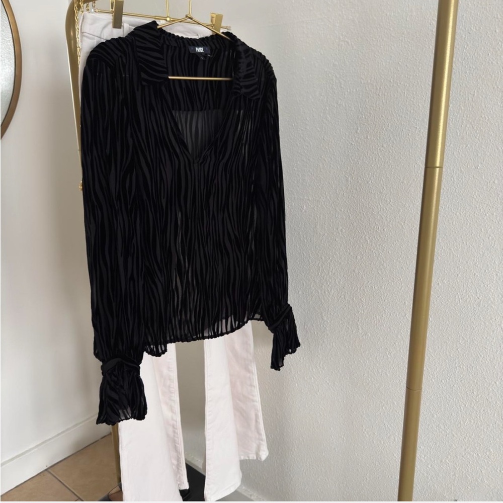 Paige Zebra Print Blouse